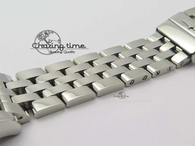 Chronomat B01 Chrono SS JF 1:1 Best Edition Gray Dial On SS Bracelet A7750