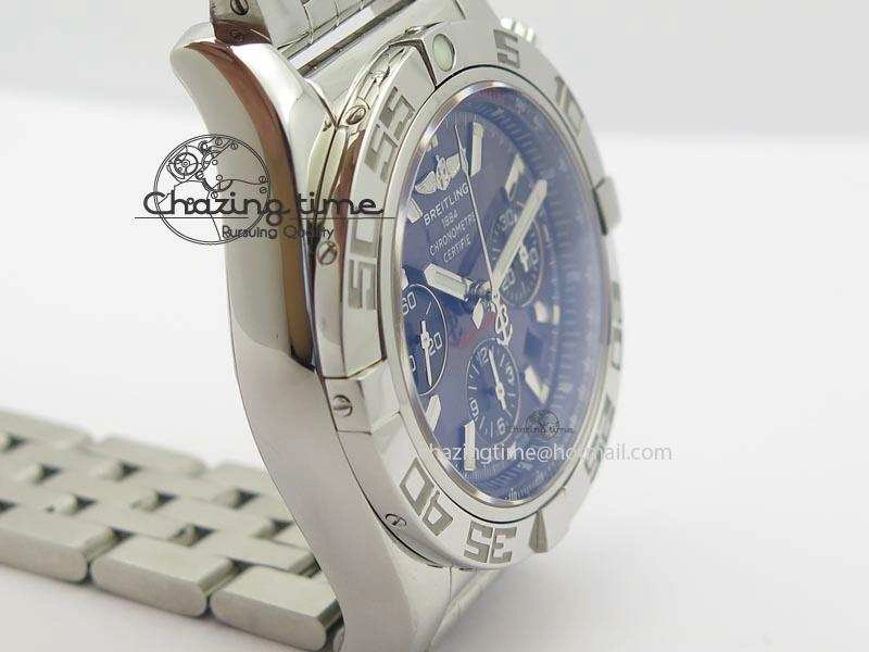 Chronomat B01 Chrono SS JF 1:1 Best Edition Gray Dial On SS Bracelet A7750