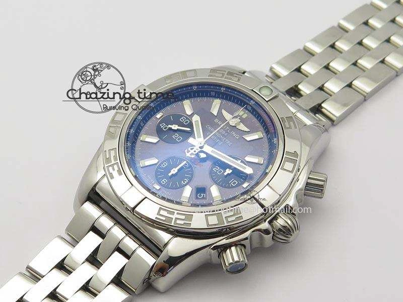 Chronomat B01 Chrono SS JF 1:1 Best Edition Gray Dial On SS Bracelet A7750
