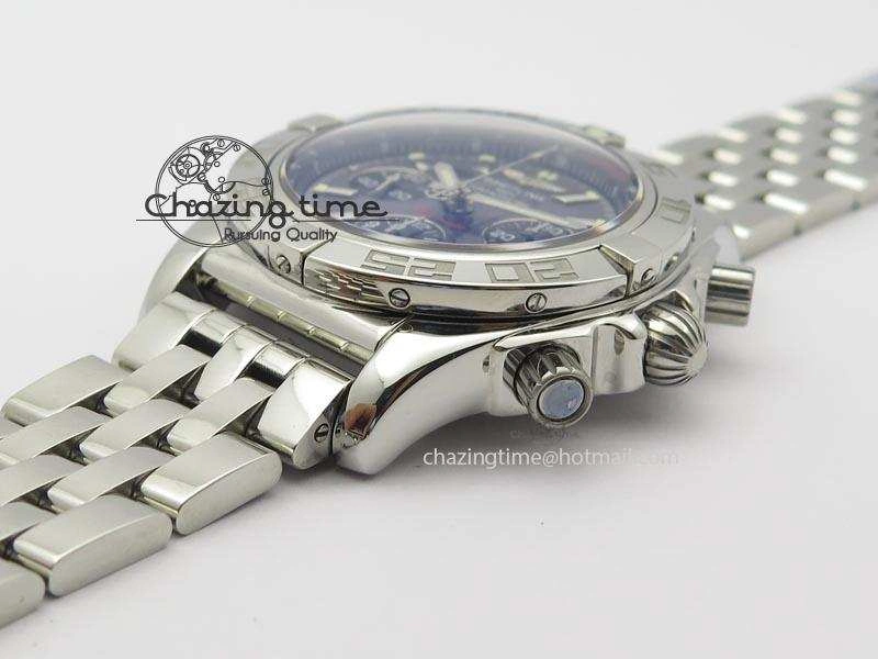 Chronomat B01 Chrono SS JF 1:1 Best Edition Gray Dial On SS Bracelet A7750