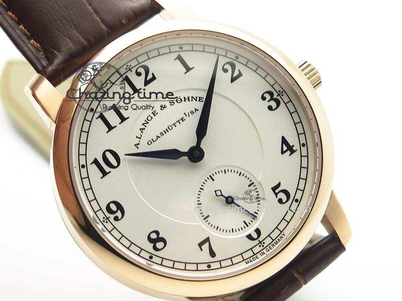Classic 1815 MK Best Edition RG White Dial Sec@6 On Brown Leather Strap A88275