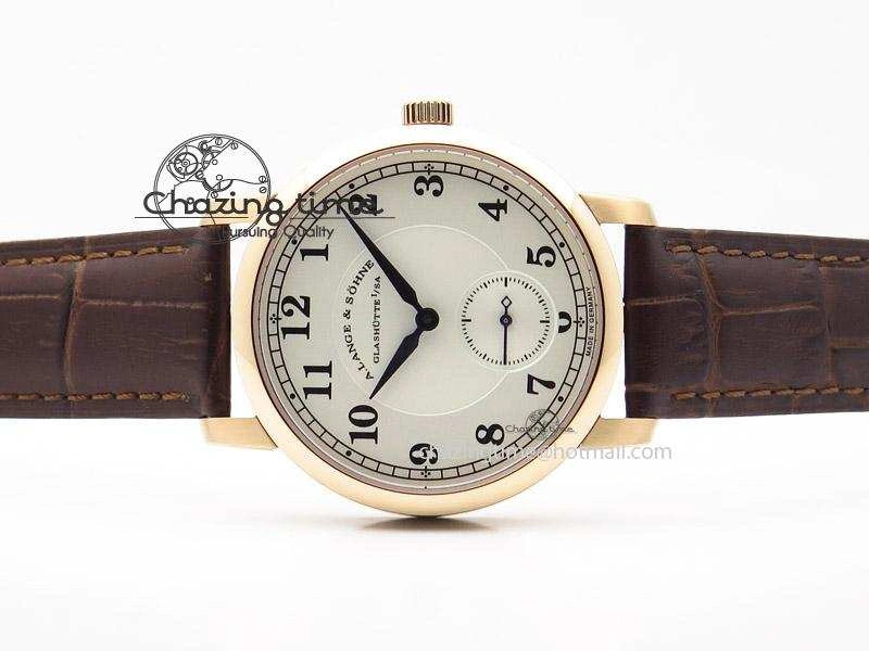 Classic 1815 MK Best Edition RG White Dial Sec@6 On Brown Leather Strap A88275
