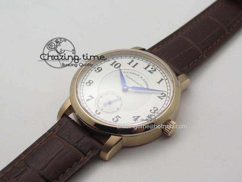 Classic 1815 MK Best Edition RG White Dial Sec@6 On Brown Leather Strap A88275