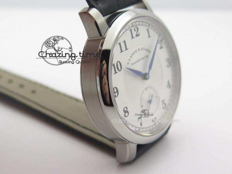 Classic 1815 MK Best Edition SS White Dial Sec@6 On Black Leather Strap A88275