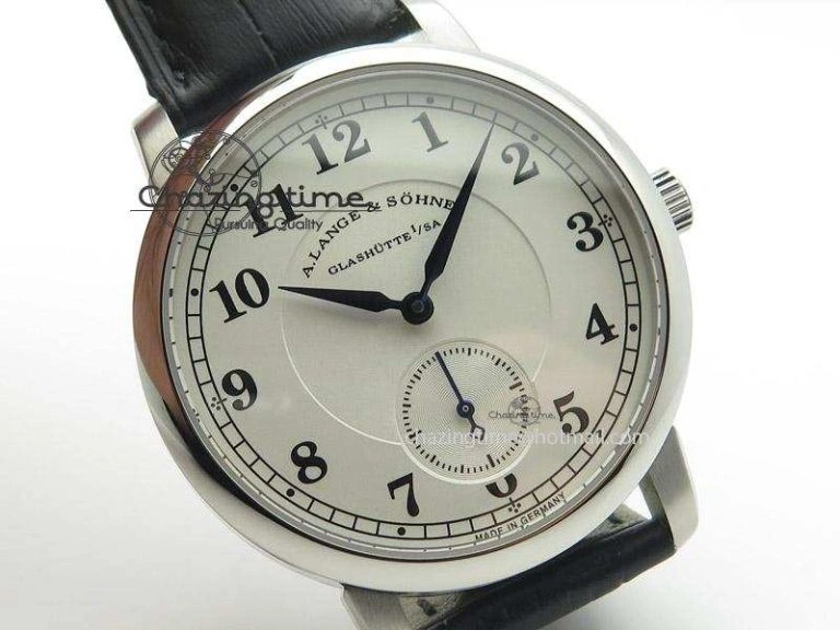 Classic 1815 MK Best Edition SS White Dial Sec@6 On Black Leather Strap A88275