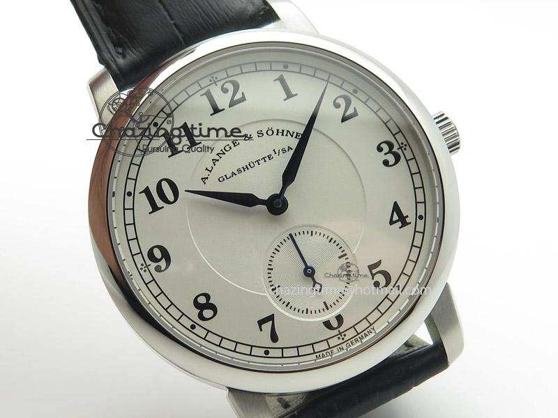 Classic 1815 MK Best Edition SS White Dial Sec@6 On Black Leather Strap A88275