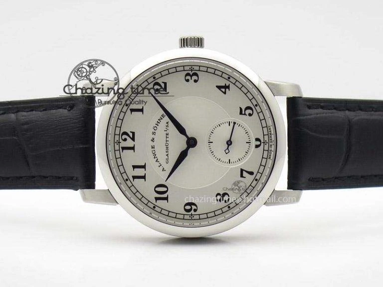 Classic 1815 MK Best Edition SS White Dial Sec@6 On Black Leather Strap A88275