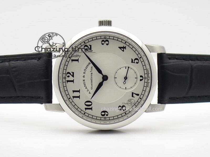 Classic 1815 MK Best Edition SS White Dial Sec@6 On Black Leather Strap A88275