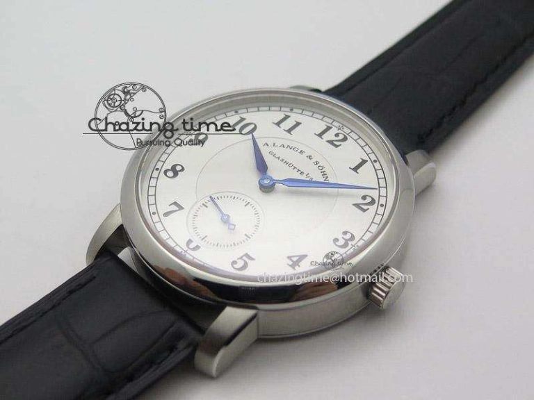 Classic 1815 MK Best Edition SS White Dial Sec@6 On Black Leather Strap A88275