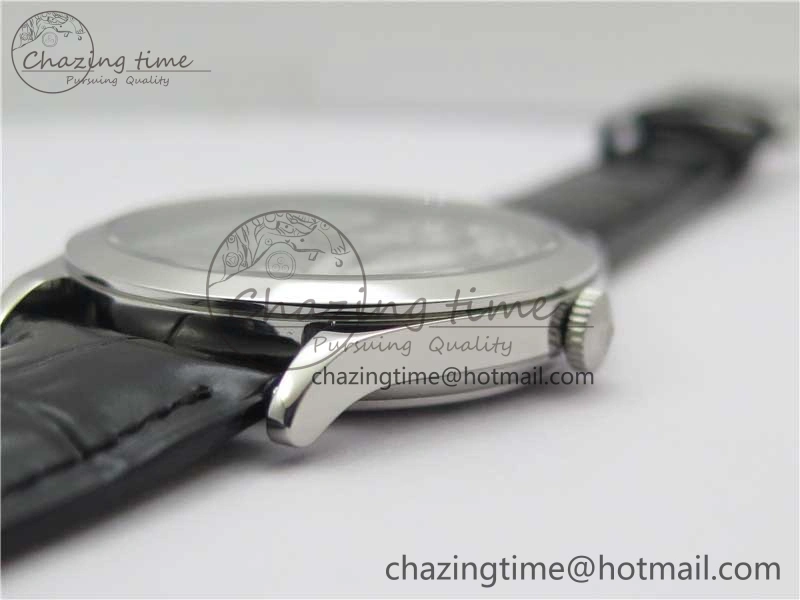 Classic 5077P-102 SS Case FLF Best Edition Real Enamel Dial 3 Black Leather strap Cal.240