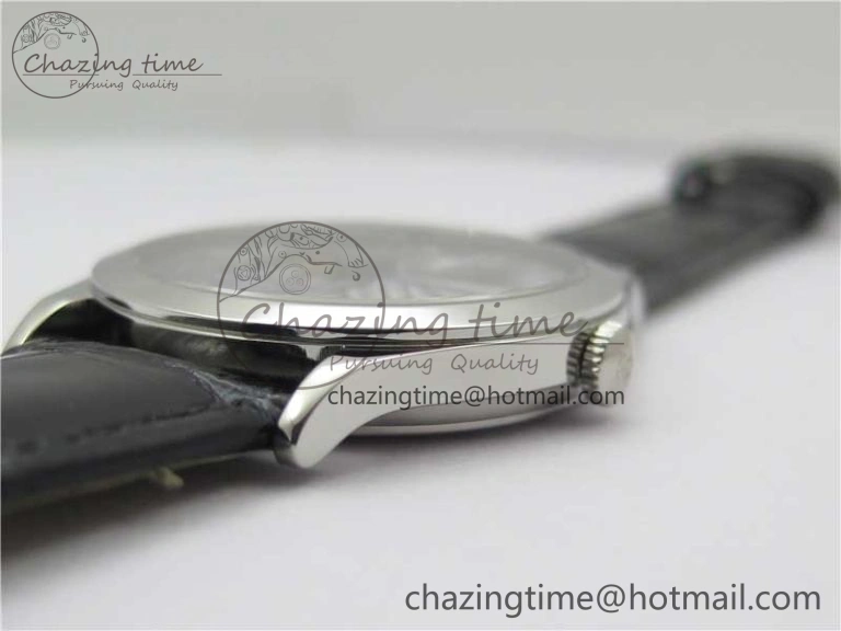 Classic 5077P-102 SS Case FLF Best Edition Real Enamel Dial 4 Black Leather strap Cal.240