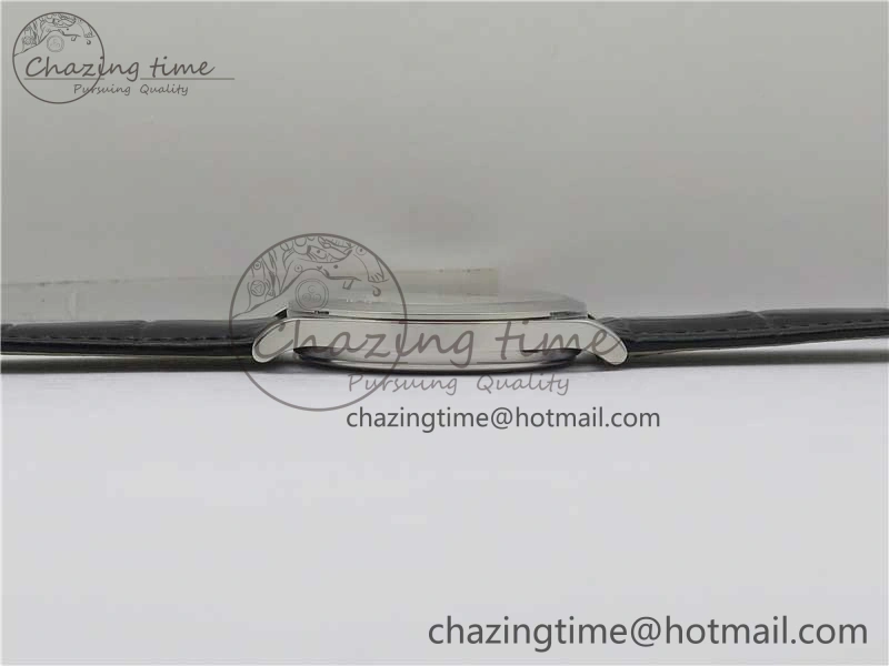 Classic 5077P-102 SS Case FLF Best Edition Real Enamel Dial 4 Black Leather strap Cal.240