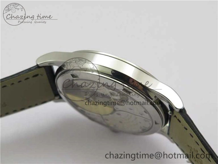 Classic 5077P-102 SS Case FLF Best Edition Real Enamel Dial 4 Black Leather strap Cal.240