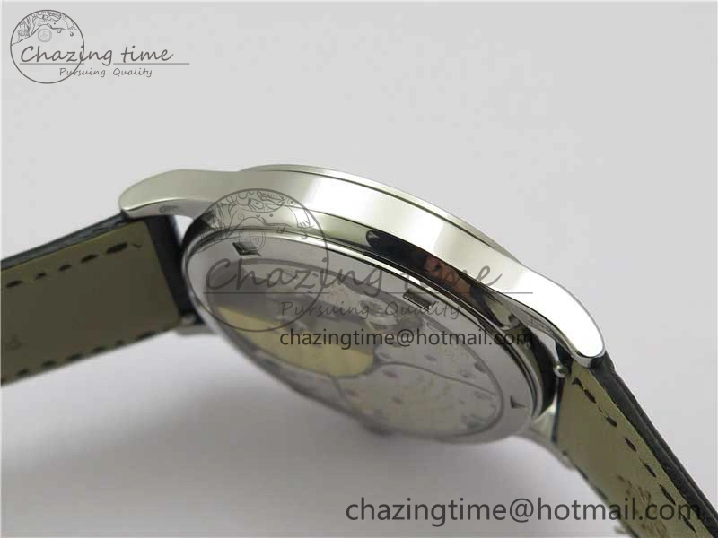 Classic 5077P-102 SS Case FLF Best Edition Real Enamel Dial 4 Black Leather strap Cal.240