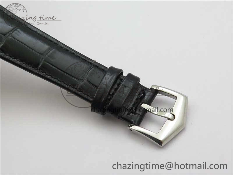 Classic 5077P-102 SS Case FLF Best Edition Real Enamel Dial 4 Black Leather strap Cal.240