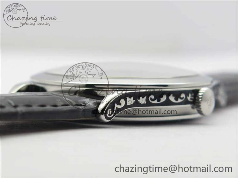 Classic 5088 100P Engraved Case FLF Best Edition Engraved Dial on Black Leather strap Cal.240