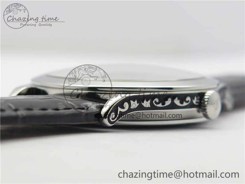 Classic 5088 100P Engraved Case FLF Best Edition Engraved Dial on Black Leather strap Cal.240