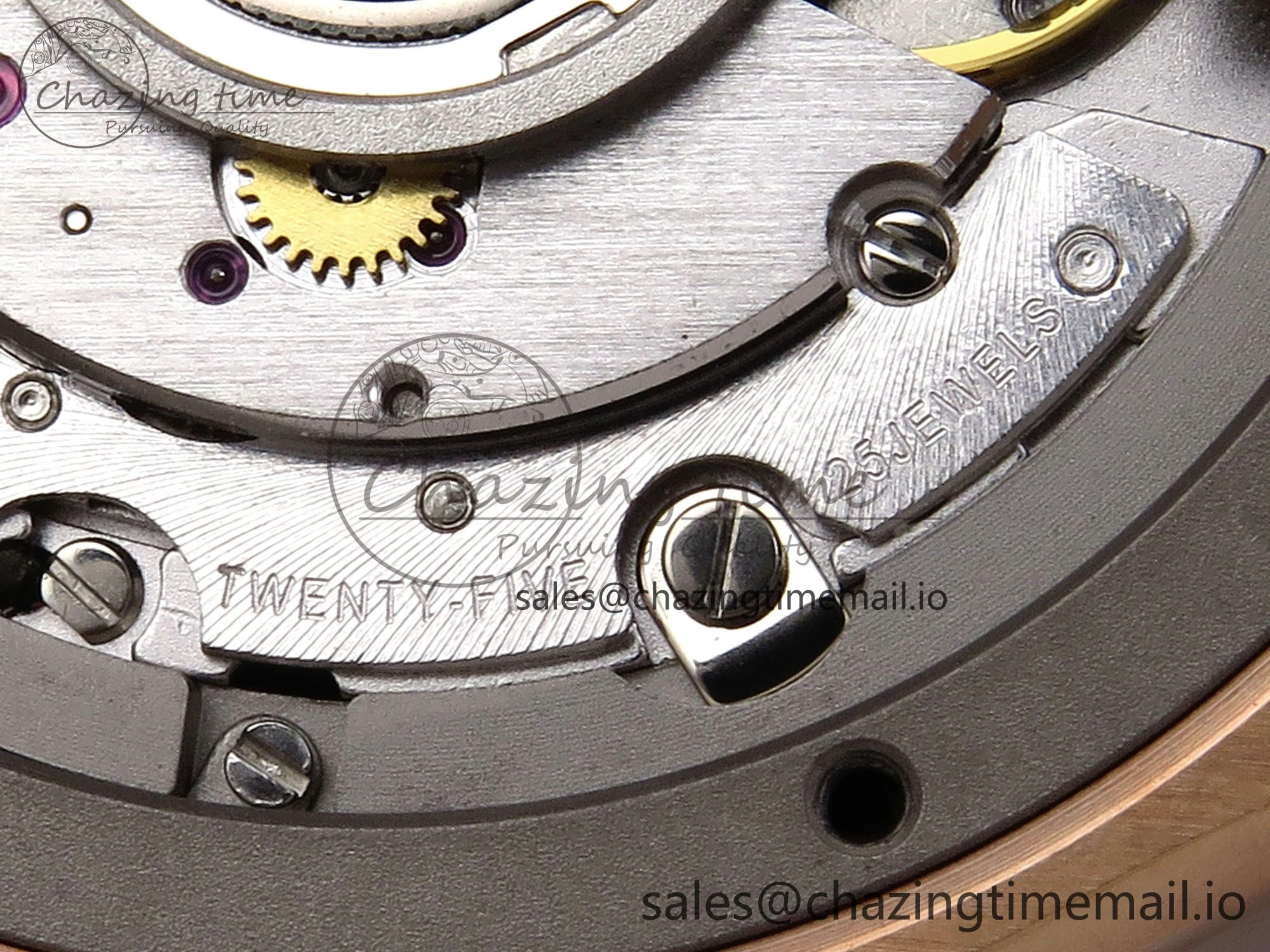 Classic Fusion 38mm RG JJF 1:1 Best Edition Black Dial on Black Gummy Leather Strap