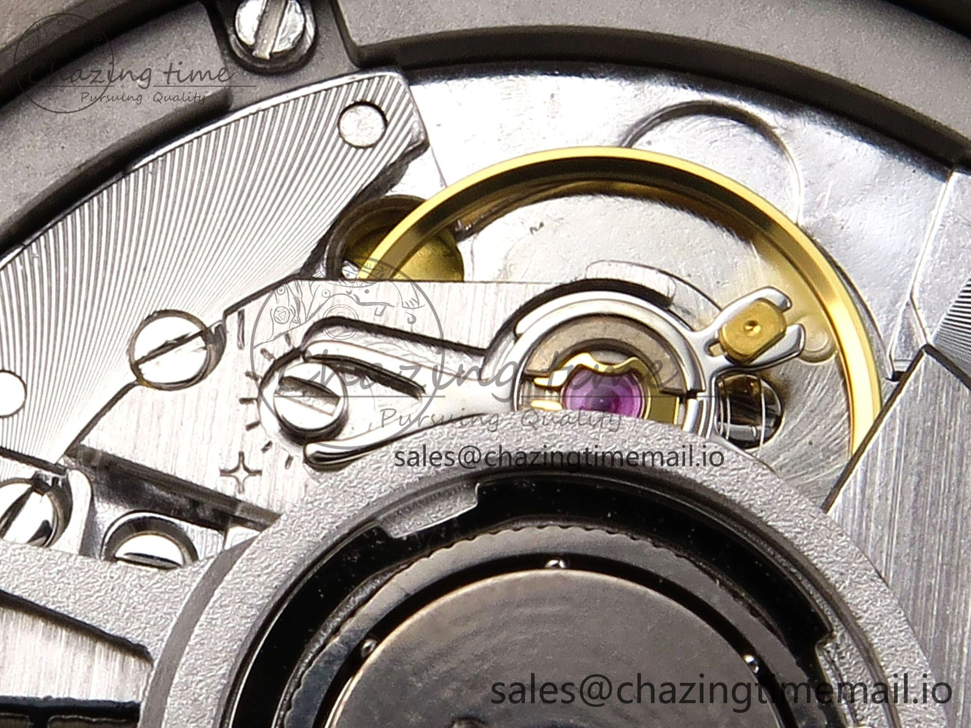 Classic Fusion 38mm RG JJF 1:1 Best Edition Gray Dial on Black Gummy Leather Strap