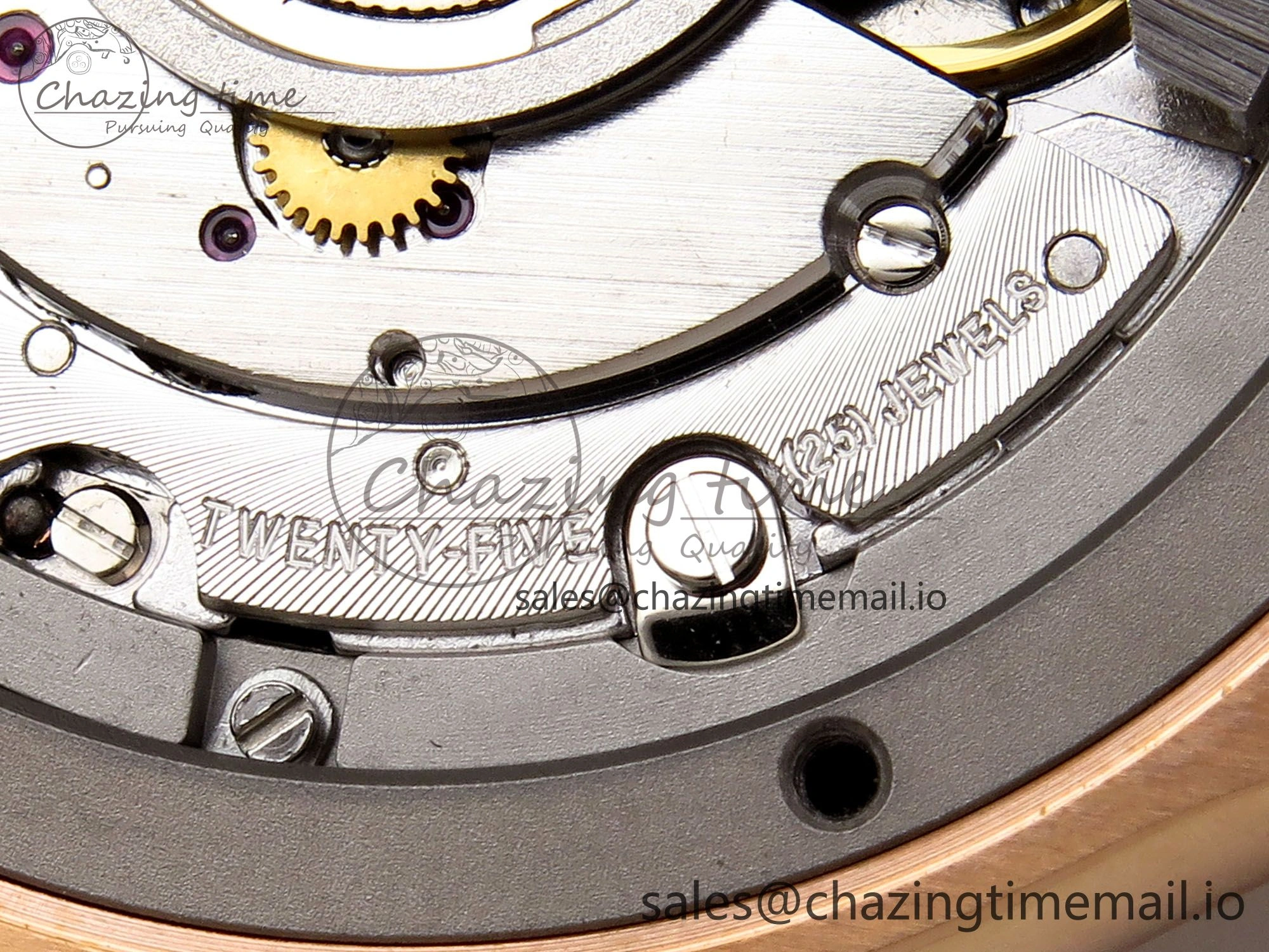 Classic Fusion 38mm RG JJF 1:1 Best Edition Gray Dial on Black Gummy Leather Strap