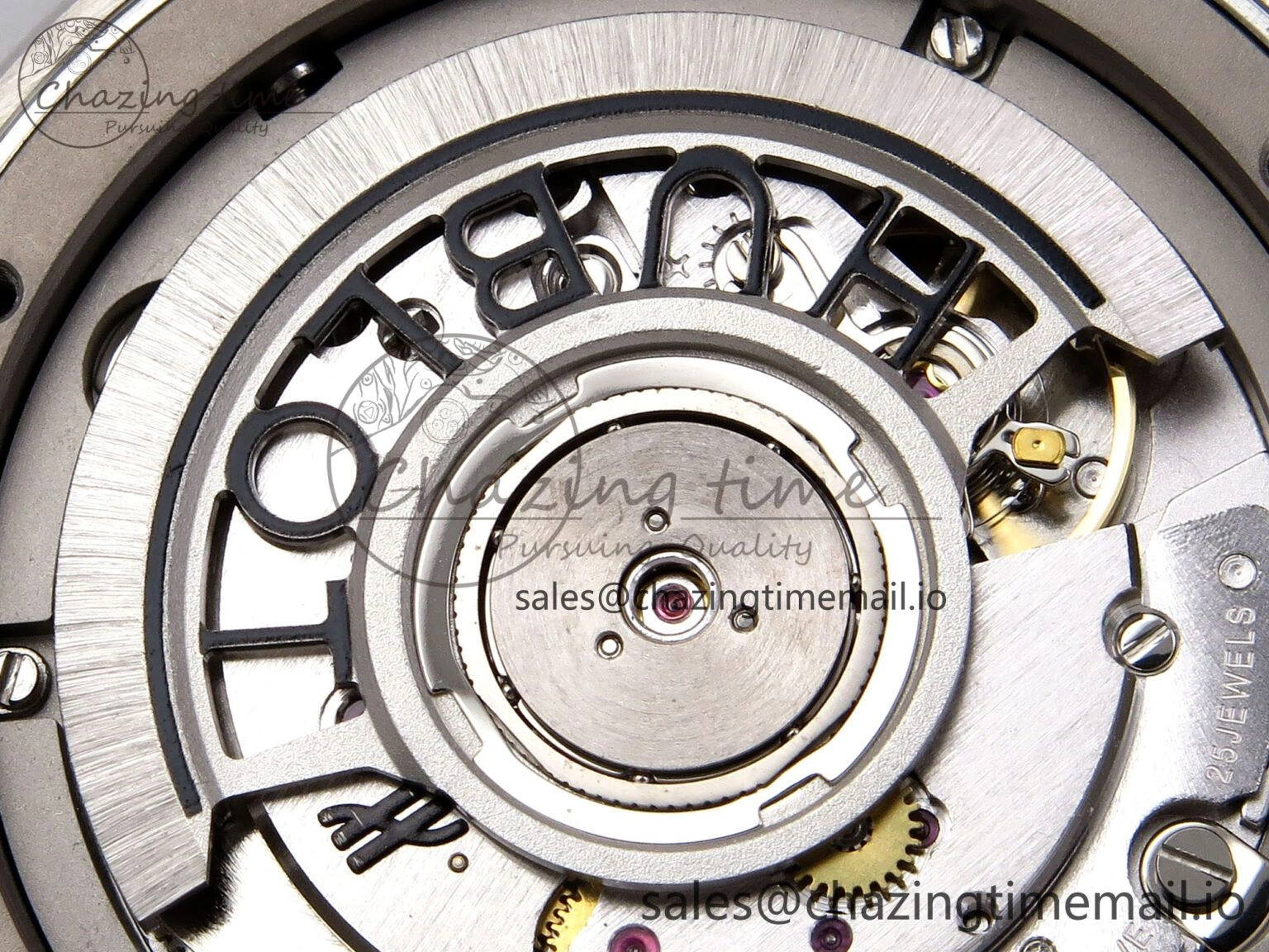 Classic Fusion 38mm SS JJF 1:1 Best Edition Black Dial on Black Gummy Leather Strap
