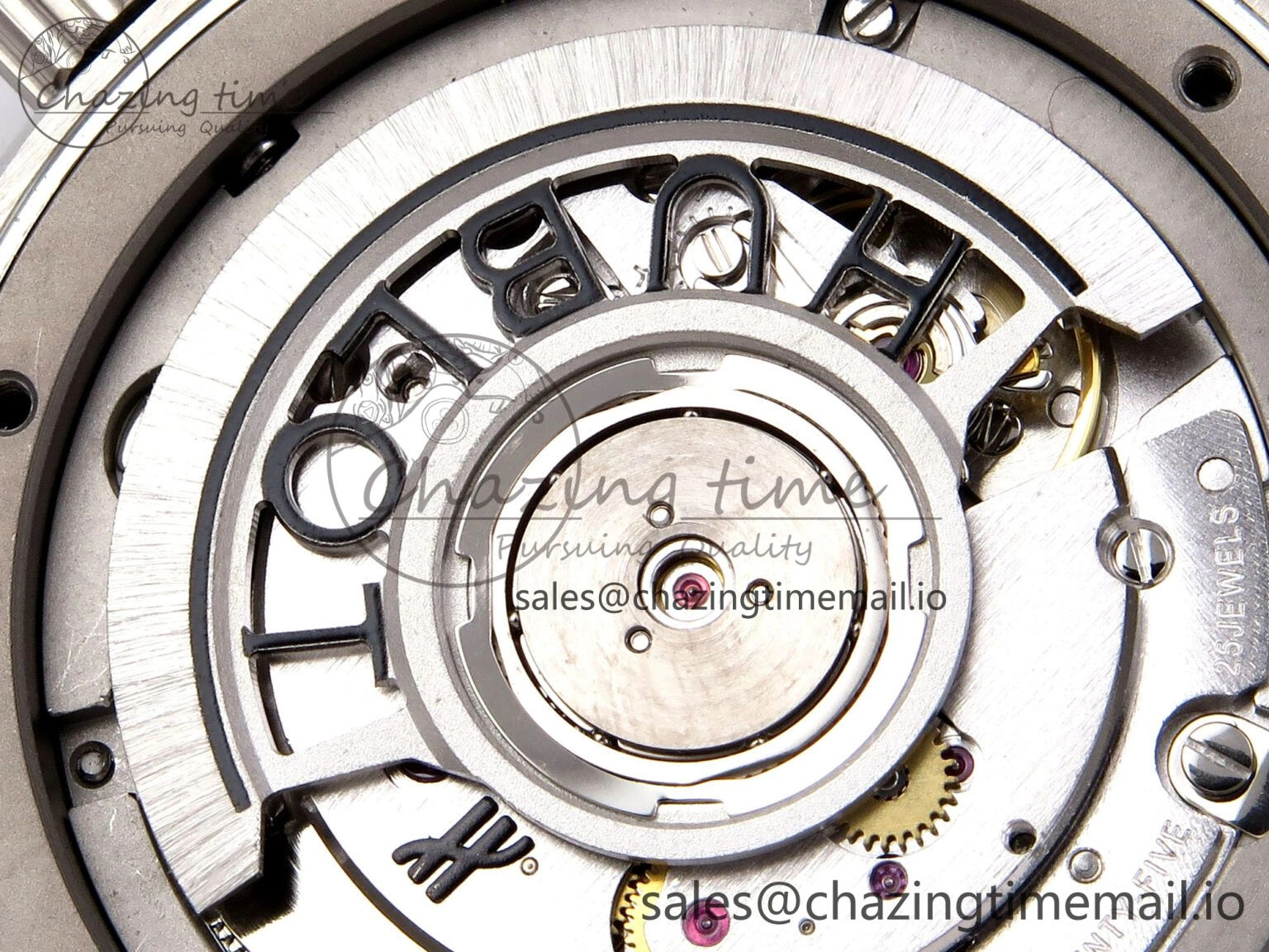 Classic Fusion 38mm SS JJF 1:1 Best Edition Gray Dial on Black Gummy Leather Strap