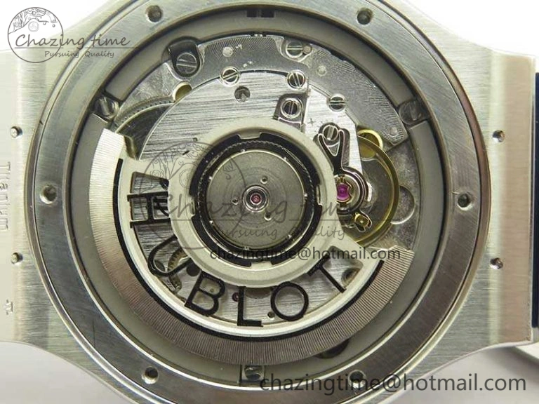Classic Fusion 38mm Titanium JJF 1:1 Best Edition Black Dial On Gummy Strap A2892