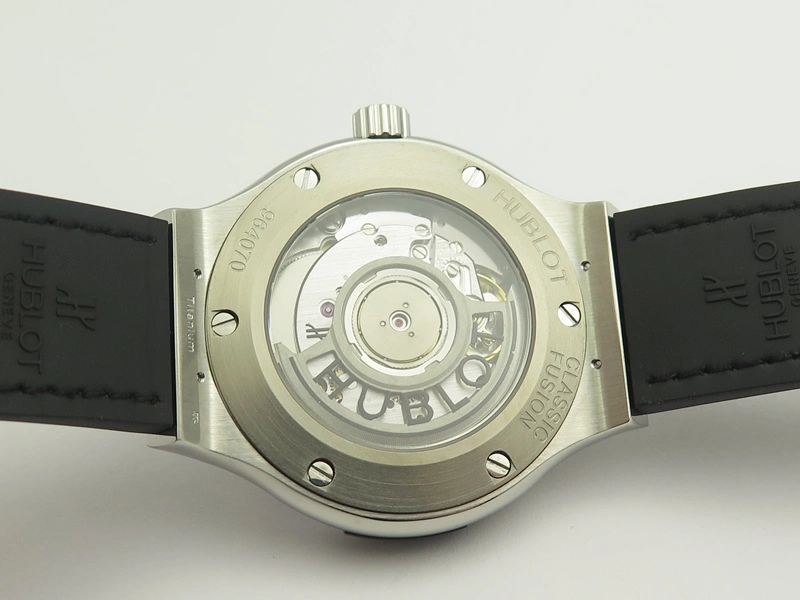 Classic Fusion 38mm Titanium JJF 1:1 Best Edition White Dial On Gummy Strap A2892