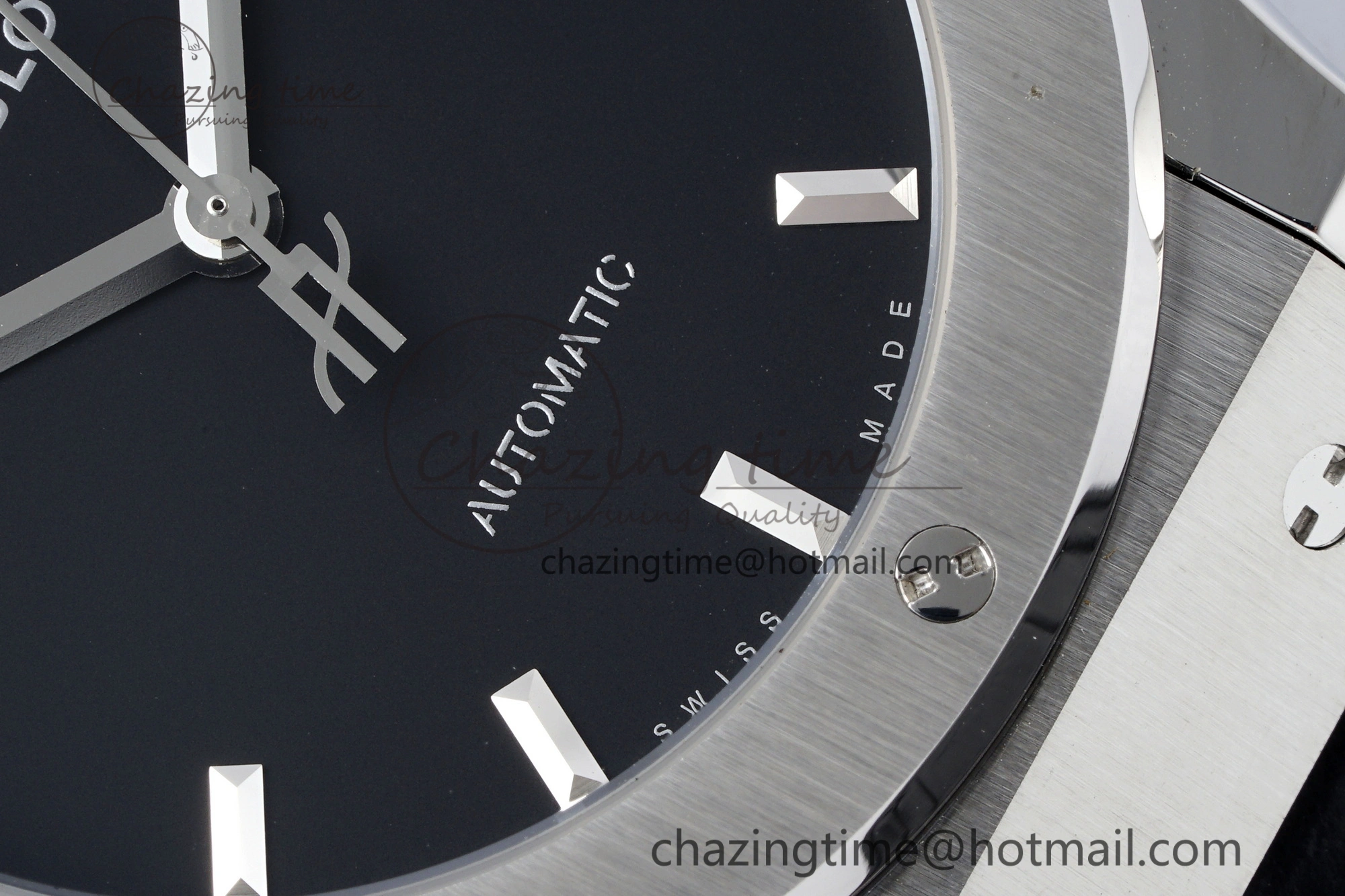 Classic Fusion 42mm APSF 1:1 Best Edition Black Dial on Black Gummy Strap A1110