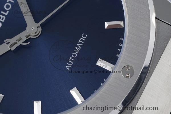 Classic Fusion 42mm APSF 1:1 Best Edition Blue Dial on Blue Gummy Strap A1110