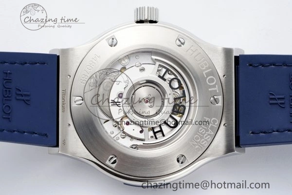 Classic Fusion 42mm APSF 1:1 Best Edition Blue Dial on Blue Gummy Strap A1110