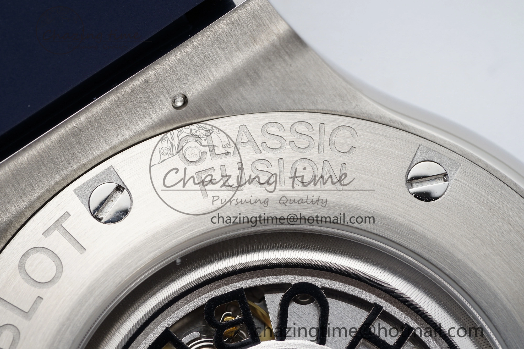 Classic Fusion 42mm APSF 1:1 Best Edition Blue Dial on Blue Gummy Strap A1110