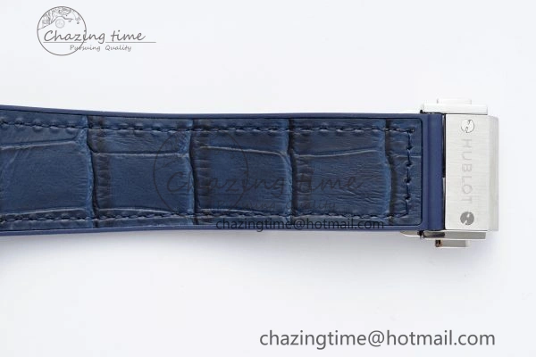 Classic Fusion 42mm APSF 1:1 Best Edition Blue Dial on Blue Gummy Strap A1110