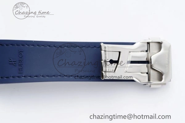 Classic Fusion 42mm APSF 1:1 Best Edition Blue Dial on Blue Gummy Strap A1110