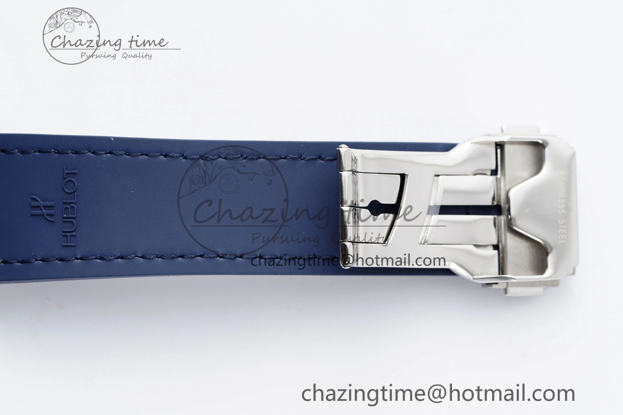 Classic Fusion 42mm APSF 1:1 Best Edition Blue Dial on Blue Gummy Strap A1110