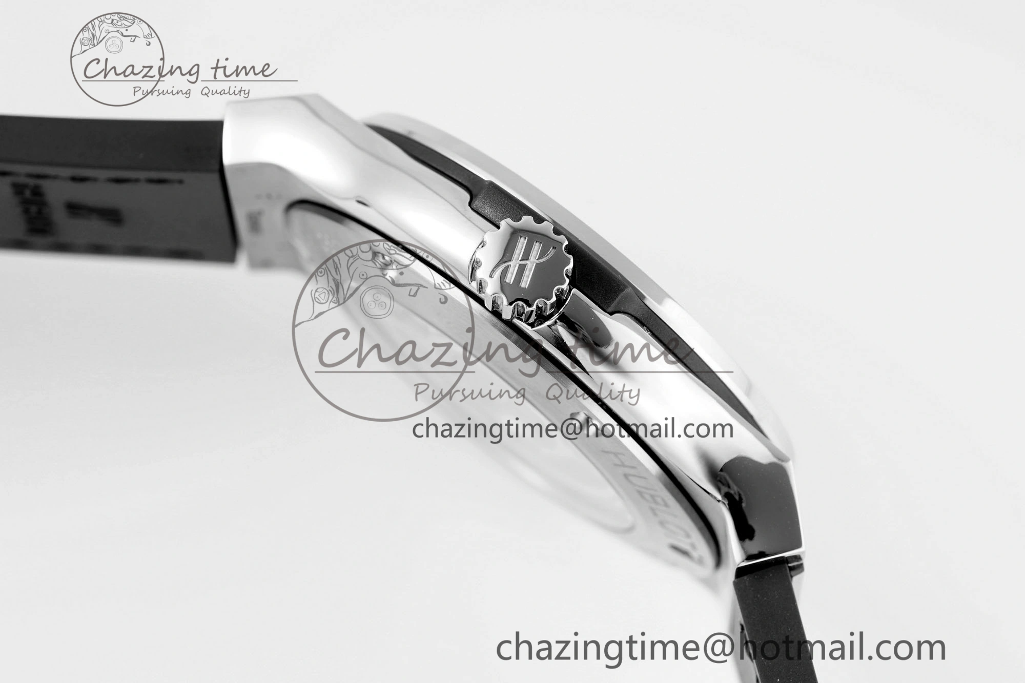Classic Fusion 42mm APSF 1:1 Best Edition Gray Dial on Black Gummy Strap A1110