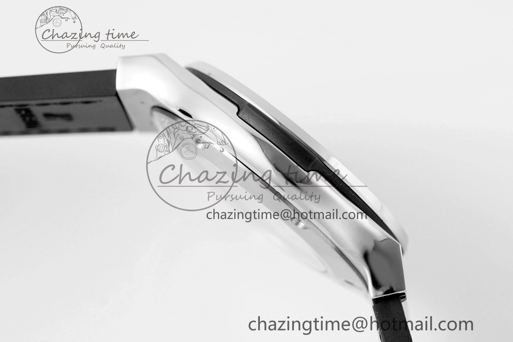 Classic Fusion 42mm APSF 1:1 Best Edition Gray Dial on Black Gummy Strap A1110