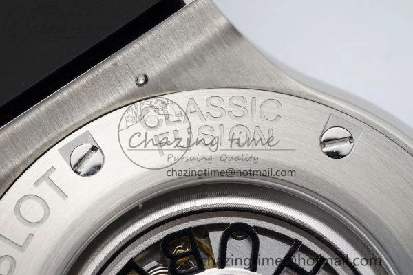 Classic Fusion 42mm APSF 1:1 Best Edition Gray Dial on Black Gummy Strap A1110