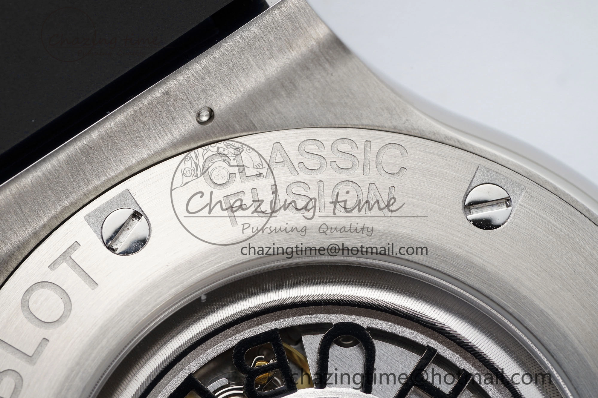 Classic Fusion 42mm APSF 1:1 Best Edition Gray Dial on Black Gummy Strap A1110