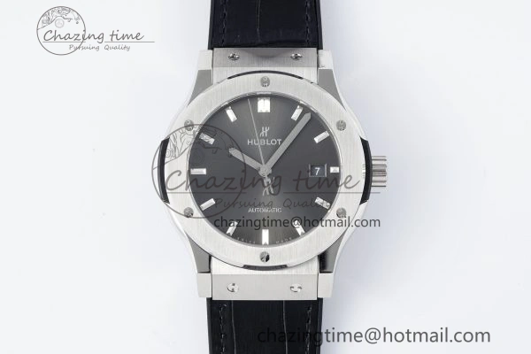 Classic Fusion 42mm APSF 1:1 Best Edition Gray Dial on Black Gummy Strap A1110