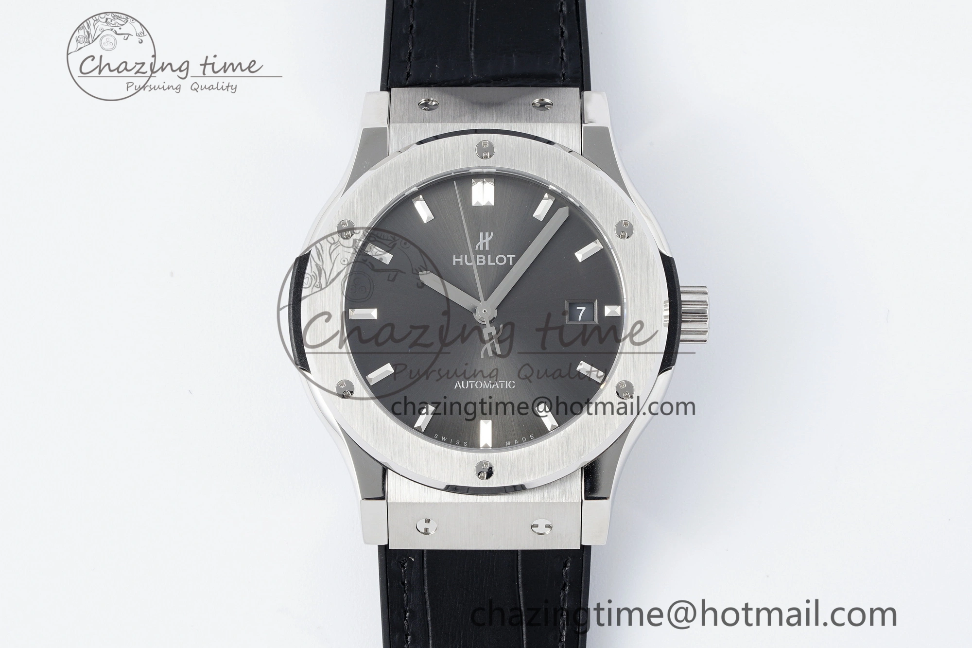 Classic Fusion 42mm APSF 1:1 Best Edition Gray Dial on Black Gummy Strap A1110