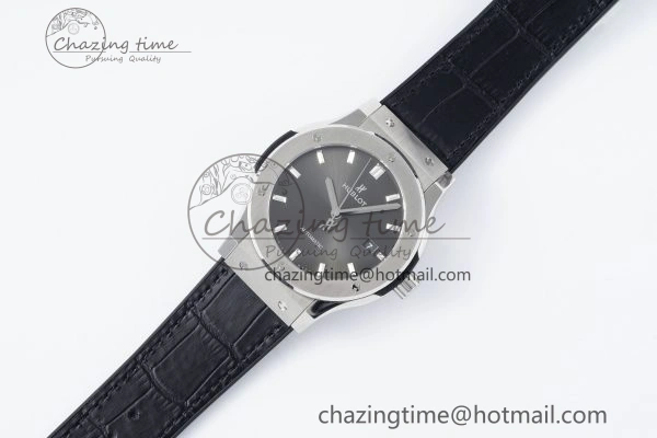 Classic Fusion 42mm APSF 1:1 Best Edition Gray Dial on Black Gummy Strap A1110