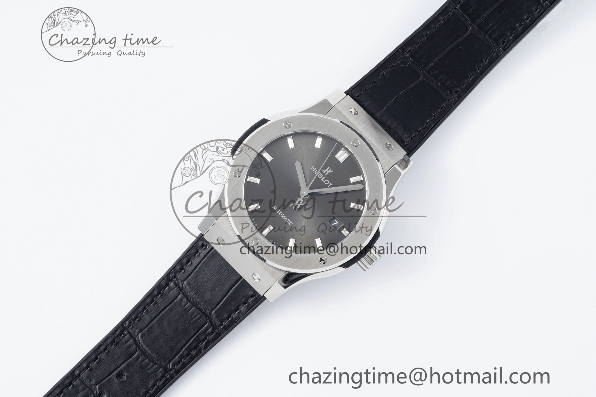 Classic Fusion 42mm APSF 1:1 Best Edition Gray Dial on Black Gummy Strap A1110