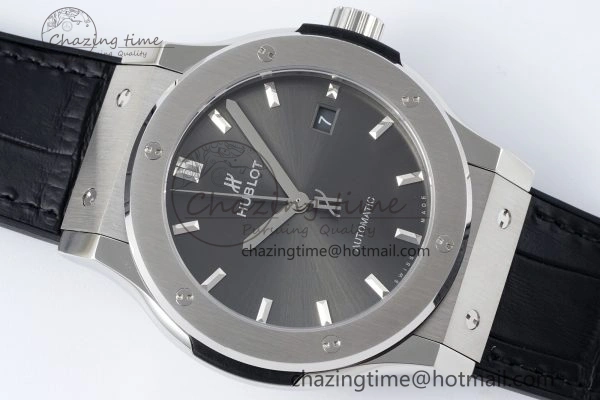 Classic Fusion 42mm APSF 1:1 Best Edition Gray Dial on Black Gummy Strap A1110