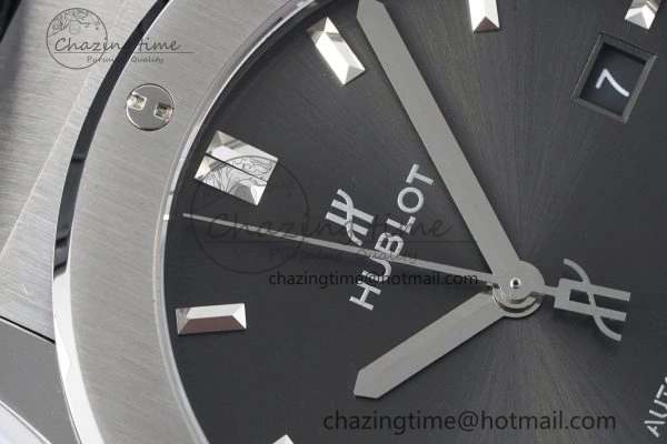 Classic Fusion 42mm APSF 1:1 Best Edition Gray Dial on Black Gummy Strap A1110