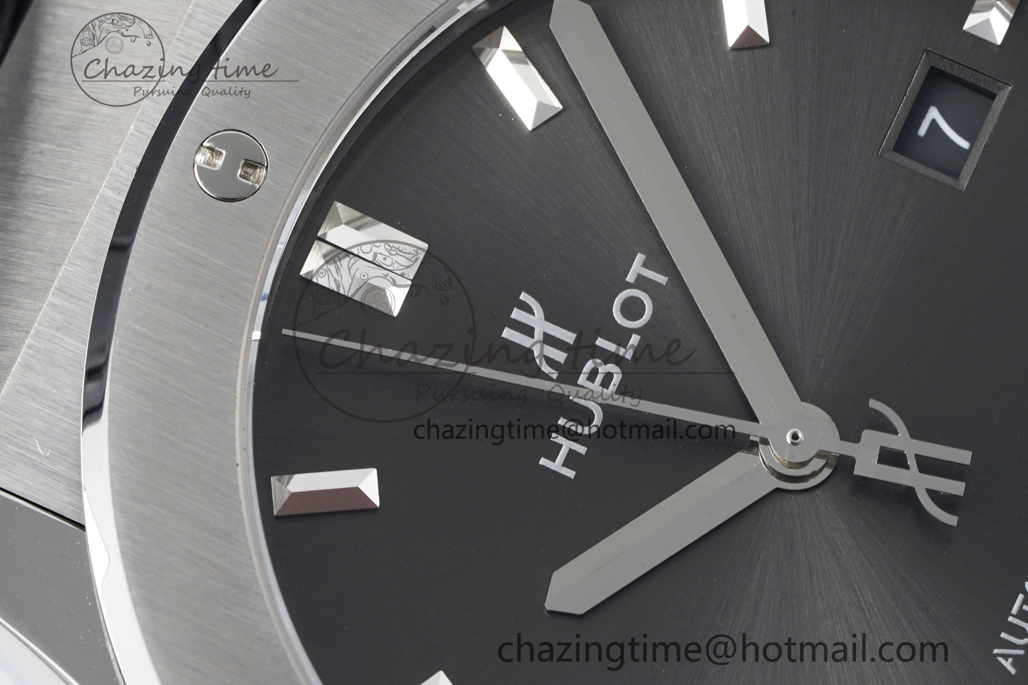 Classic Fusion 42mm APSF 1:1 Best Edition Gray Dial on Black Gummy Strap A1110