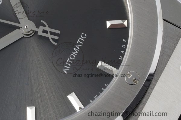 Classic Fusion 42mm APSF 1:1 Best Edition Gray Dial on Black Gummy Strap A1110