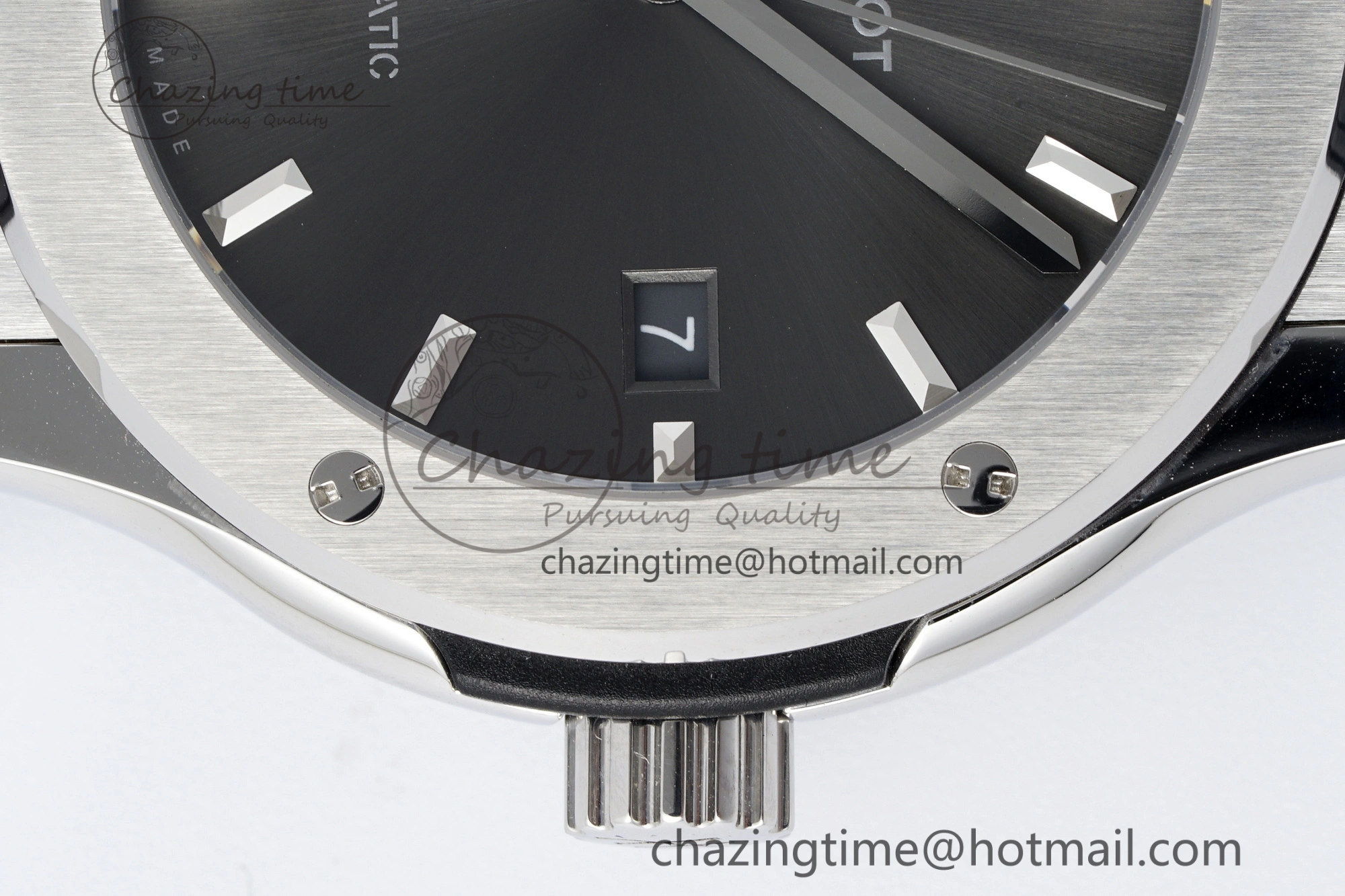 Classic Fusion 42mm APSF 1:1 Best Edition Gray Dial on Black Gummy Strap A1110
