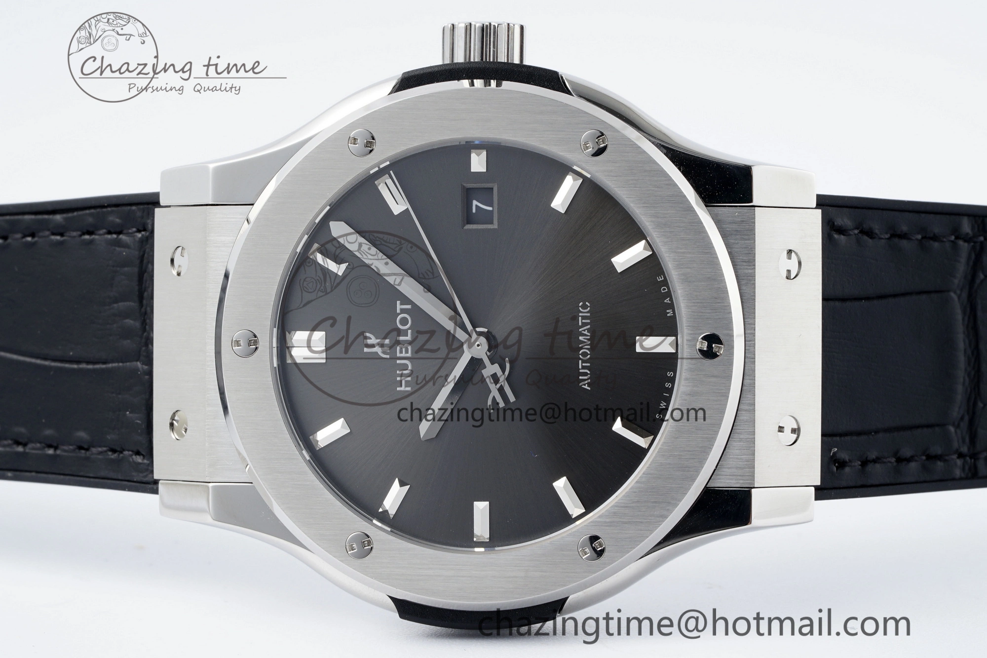 Classic Fusion 42mm APSF 1:1 Best Edition Gray Dial on Black Gummy Strap A1110