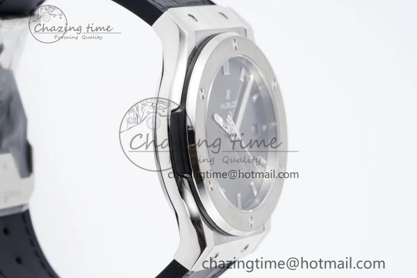 Classic Fusion 42mm APSF 1:1 Best Edition Gray Dial on Black Gummy Strap A1110